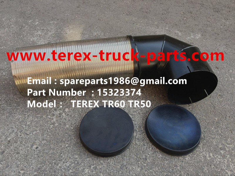 TEREX TR60 RIGID DUMP TRUCK 15323374 FLEXIBLE TUBE EXHAUST