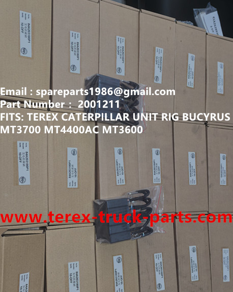 TEREX GE WHEEL MOTOR KOMATSU MT4400AC UNIT RIG BUCYRUS CATERPILLAR NHL MT4400AC MT3600 MT3700 NTE240 NTE260 BELAZ XCMG XDE240 XDE260 75306 75131 KOMATSU 830E GE GENERAL ELECTRIC 930E 2001211 CARBON BRUSH