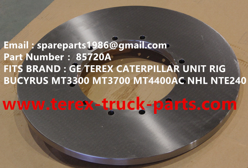 85720A BRAKE DISC KOMATSU 730E 830E 930E 960E MINING DUMP TRUCK GE WHEEL MOTOR