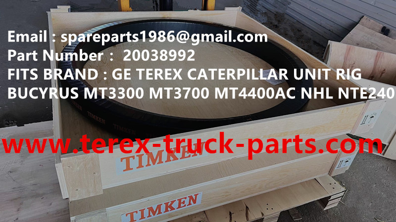20038992 BEARING NHL NTE240 NTE260 NTE160 BUCYRUS TEREX CATERPILLAR MT3600 MT4400AC MT3700 MT3300