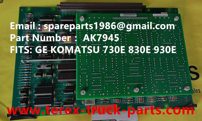 AK7945 CARD KOMATSU 730E 830E 930E MINING DUMP TRUCK GE WHEEL MOTOR