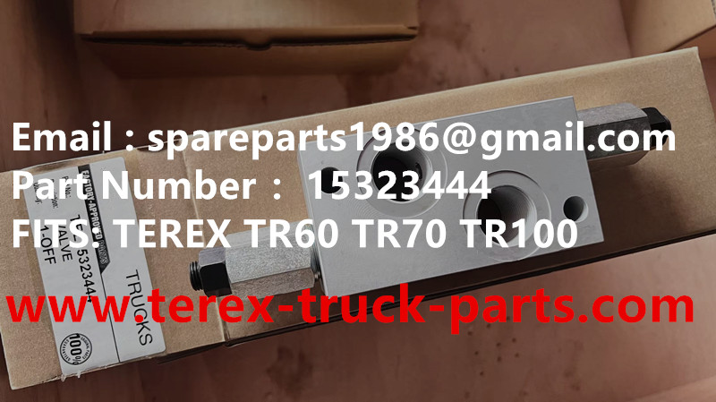 15323444 VALVE TEREX TR60 TR70 TR100 TR50 MINING DUMP TRUCK