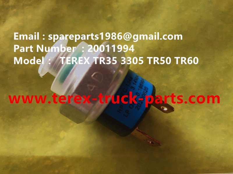 TEREX RIGID DUMP TRUCK HAULER OFF HIGHWAY TRUCK HAULER ALLISON TRANSMISSION MOTOR DRIVE WHEEL MOTOR GE MT3300, MT3600, MT3700, MT4000, MT4400, MT5500, MT6300 MOTOR DRIVE TR60 TR50 TR45 TR35A 3305B/F/G/K 20011994 SWTICH