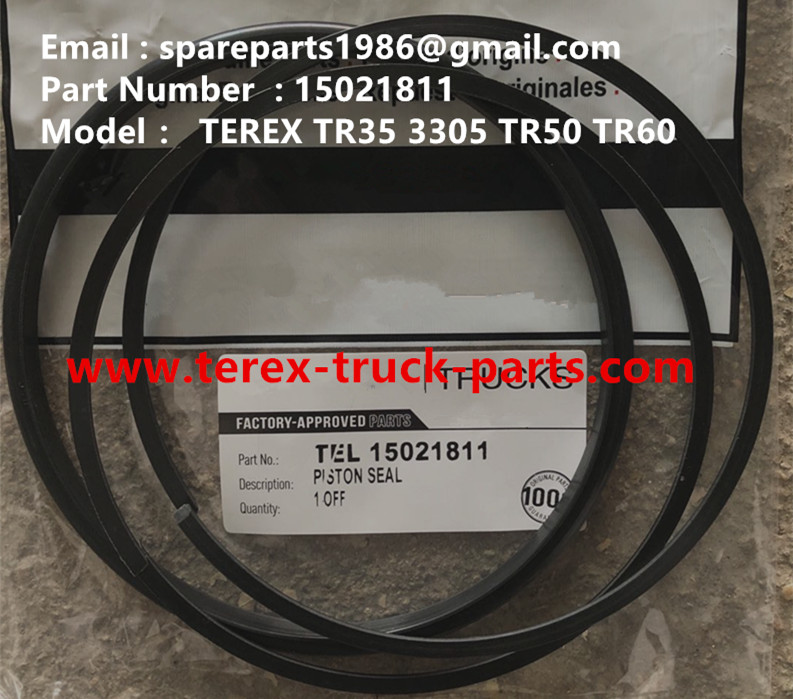 TEREX RIGID DUMP TRUCK HAULER OFF HIGHWAY TRUCK HAULER ALLISON TRANSMISSION MOTOR DRIVE WHEEL MOTOR GE MT3300, MT3600, MT3700, MT4000, MT4400, MT5500, MT6300 MOTOR DRIVE TR60 TR50 TR45 TR35A 3305B/F/G/K SEAL PISTON 15021811