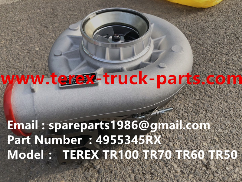 TEREX RIGID DUMP TRUCK HAULER OFF HIGHWAY TRUCK HAULER ALLISON TRANSMISSION MOTOR DRIVE WHEEL MOTOR GE MT3300, MT3600, MT3700, MT4000, MT4400, MT5500, MT6300 WHEEL MOTOR DRIVE BUCYRUS GE TR50 TR60 TR70 4955345RX TURBO CHARGER