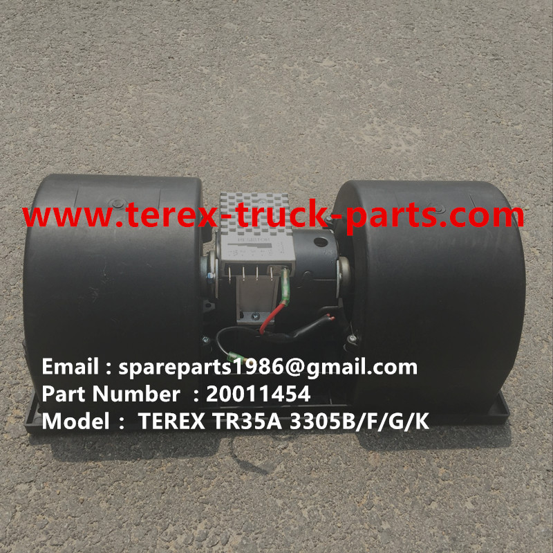 TEREX SANY TR60 TR35A 3305F 3305G  RIGID DUMP TRUCK 20011454  MOTOR BLOWER FAN