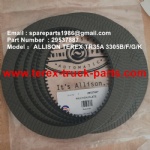 TEREX SANY ALLISON TR35A 3305F 3305G 3305K 29537887 FRICTION PLATE