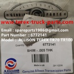 TEREX ALLISON NHL TR100 TR60 SRT95 RIGID DUMP TRUCK 6772141 SHIM