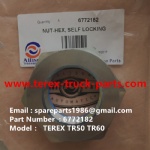 TEREX NHL ALLISON TRANSMISSION TR60 TR50 RIGID DUMP TRUCK 6772182 SELF LOCKING NUT