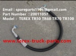 TEREX NHL TR50 TR60 RIGID DUMP TRUCK 20011057  HOSE ASSY