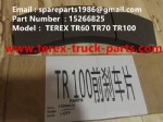 TEREX NHL TR100 RIGID DUMP TRUCK 15266825 LINING KIT