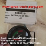 TEREX NHL TR50 TR60 RIGID DUMP TRUCK 15258291 GAUGE ENGINE WATER TEMP