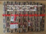 TEREX NHL TR60 TR50 TR45 RIGID DUMP TRUCK 4917451 VALVE COVER GASKET TR60
