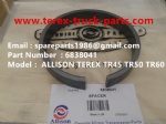 TEREX NHL TR60 RIGID DUMP TRUCK ALLISON TRANSMISSION  6838041 SPACER
