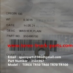 特雷克斯 TEREX TR60  自卸车 康明斯 发动机 3504967 平垫片