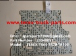 TEREX NHL TR100 RIGID DUMP TRUCK ALLISON TRANSMISSION 23048057 GASKET