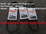 特雷克斯 TR35 3305B/F/G/K  刚性自卸车 康明斯 发动机 3028521 皮带