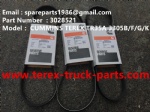 TEREX NHL TR35 3305B/F/G/K  RIGID DUMP TRUCK CUMMINS ENGINE 3028521 BELT