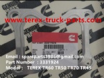 TEREX NHL TR60 CUMMINS ENGINE RIGID DUMP TRUCK 3331924 TURBO CHARGER GASKET