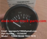 TEREX NHL RIGID DUMP TRUCK TR50 TR60 15258290 AIR PRESSURE GAUGE