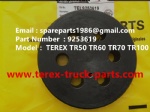 TEREX NHL TR60 RIGID DUMP TRUCK 09253619 PLATE