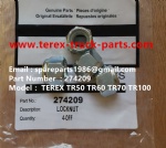 TEREX NHL TR60 TR100 RIGID DUMP TRUCK 274209 LOCK NUT