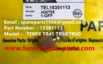 TEREX NHL MINING OFF HIGHWAY RIGID DUMP TRUCK TR50 TR60 ADAPTOR 15301113