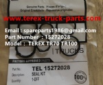 特雷克斯 北方股份 刚性自卸车 艾里逊 变速箱 康明斯 发动机 TR45 TR50 TR60 TR70 TR100 电动轮 NTE240 NTE260 MT3300 MT3600 MT3700 MT4400AC MT5500 举升手柄密封 15272028