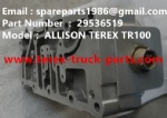 TEREX NHL GE CUMMINS ENGINE OFF HIGHWAY RIGID DUMP TRUCK MINING HAULER  TR45 TR50 TR60 TR70 TR100 GE WHEEL MOTOR NTE240 NTE260 MT3300 MT3600 MT3700 MT4400AC MT5500 ALLISON TRANSMISSION 29536519 COVER PLATE