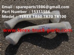 TEREX NHL GE CUMMINS ENGINE OFF HIGHWAY RIGID DUMP TRUCK MINING HAULER  TR45 TR50 TR60 TR70 TR100 GE WHEEL MOTOR NTE240 NTE260 MT3300 MT3600 MT3700 MT4400AC MT5500 15311566 TUBE ASSY