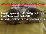 TEREX NHL GE CUMMINS ENGINE OFF HIGHWAY RIGID DUMP TRUCK MINING HAULER  TR45 TR50 TR60 TR70 TR100 NUT 9416389