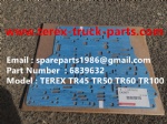 特雷克斯 北方股份 刚性自卸车 艾里逊 变速箱 康明斯 发动机 TR45 TR50 TR60 TR70 TR100TR45 TR50 TR60 TR70 TR100 垫片 6839632