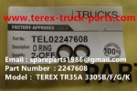 TEREX NHL GE CUMMINS ENGINE OFF HIGHWAY RIGID DUMP TRUCK MINING HAULER  WHEEL MOTOR DRIVE 3305B 3305F 3305G 3305K TR35A O RING 2247608