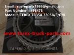 TEREX NHL GE CUMMINS ENGINE OFF HIGHWAY RIGID DUMP TRUCK MINING HAULER  WHEEL MOTOR DRIVE 3305B 3305F 3305G 3305K TR35A CONE BEARING 456473