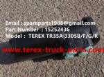 TEREX NHL GE CUMMINS ENGINE OFF HIGHWAY RIGID DUMP TRUCK MINING HAULER  WHEEL MOTOR DRIVE 3305B 3305F 3305G 3305K TR35A ORBIT STEERING VALVE 15252436