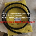 TEREX NHL GE CUMMINS ENGINE OFF HIGHWAY RIGID DUMP TRUCK MINING HAULER  WHEEL MOTOR DRIVE 3305B 3305F 3305G 3305K TR35A 20055072 HOSE ASSY