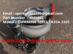 TEREX NHL GE CUMMINS ENGINE OFF HIGHWAY RIGID DUMP TRUCK MINING HAULER  WHEEL MOTOR DRIVE 3305B 3305F 3305G 3305K TR35A TURBO CHARGER 4089862