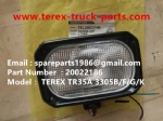 TEREX NHL GE CUMMINS ENGINE OFF HIGHWAY RIGID DUMP TRUCK MINING HAULER  WHEEL MOTOR DRIVE 3305B 3305F 3305G 3305K TR35A TURBO REVERSE LIGHT 20022186