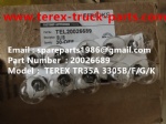 TEREX NHL GE CUMMINS ENGINE OFF HIGHWAY RIGID DUMP TRUCK MINING HAULER  WHEEL MOTOR DRIVE 3305B 3305F 3305G 3305K TR35A BULB 20026689