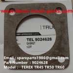 TEREX RIGID DUMP TRUCK HAULER OFF HIGHWAY TRUCK HAULER ALLISON TRANSMISSION MOTOR DRIVE WHEEL MOTOR GE BUCYRUS TR50 TR60 TR70 TR100 TR45 GASKET 9024628