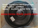 TEREX RIGID DUMP TRUCK HAULER OFF HIGHWAY TRUCK HAULER ALLISON TRANSMISSION MOTOR DRIVE WHEEL MOTOR GE BUCYRUS TR50 TR60 TR70 TR100 TR45 ALLISON TRANSMISSION 6777634 COVER