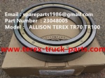 TEREX RIGID DUMP TRUCK HAULER OFF HIGHWAY TRUCK HAULER ALLISON TRANSMISSION MOTOR DRIVE WHEEL MOTOR GE BUCYRUS TR50 TR60 TR70 TR100 TR45 ALLISON TRANSMISSION 23048005 BEARING