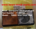 TEREX RIGID DUMP TRUCK HAULER OFF HIGHWAY TRUCK HAULER ALLISON TRANSMISSION MOTOR DRIVE WHEEL MOTOR GE BUCYRUS TR50 TR60 TR70 TR100 TR45 15258783 INDICATOR LIGHT