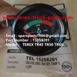 TEREX RIGID DUMP TRUCK HAULER OFF HIGHWAY TRUCK HAULER ALLISON TRANSMISSION MOTOR DRIVE WHEEL MOTOR GE BUCYRUS TR50 TR60 TR70 TR100 TR45 15258291 WATER TEMPERATURE GAUGE