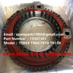 TEREX RIGID DUMP TRUCK HAULER OFF HIGHWAY TRUCK HAULER ALLISON TRANSMISSION MOTOR DRIVE WHEEL MOTOR GE BUCYRUS TR50 TR60 TR70 TR100 TR45 ALLISON TRANSMISSION 15307381 PISTON HOUSING ASSY