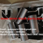 TEREX NHL OFF HIGHWAY RIGID DUMP TRUCK MINING HAULER TR45 TR50 TR60 CUMMINS ENGINE 3046286 MOUNTING SPACER