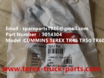 TEREX NHL OFF HIGHWAY RIGID DUMP TRUCK MINING HAULER TR45 TR50 TR60 CUMMINS ENGINE 3014304 SEAL RING