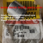 TEREX NHL OFF HIGHWAY RIGID DUMP TRUCK MINING HAULER TR45 TR50 TR60 CUMMINS ENGINE BUSHING 4371702