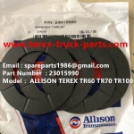 特雷克斯 北方股份 刚性自卸车 康明斯 发动机 电动轮 TR45 TR50 TR60 TR70 艾里逊 变速箱 止推垫片 23015990
