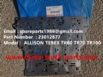 TEREX NHL GE CUMMINS ENGINE OFF HIGHWAY RIGID DUMP TRUCK MINING HAULER TR45 TR50 TR60 TR70 ALLISON TRANSMISSION PLATE 23012877